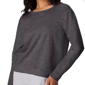 Hanes® Just My Size V-Notch Fleece Slate Heather Sweatshirt - Size 3X